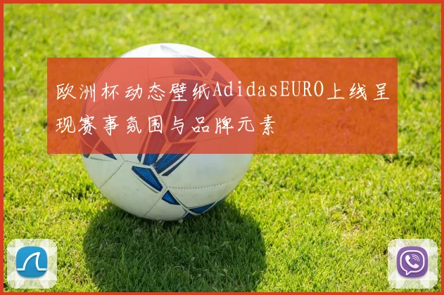 欧洲杯动态壁纸AdidasEURO上线呈现赛事氛围与品牌元素