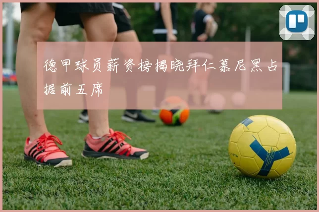 德甲球员薪资榜揭晓拜仁慕尼黑占据前五席